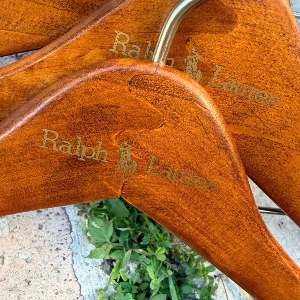 Ralph Lauren Brown‎ Wooden Hangers (7)